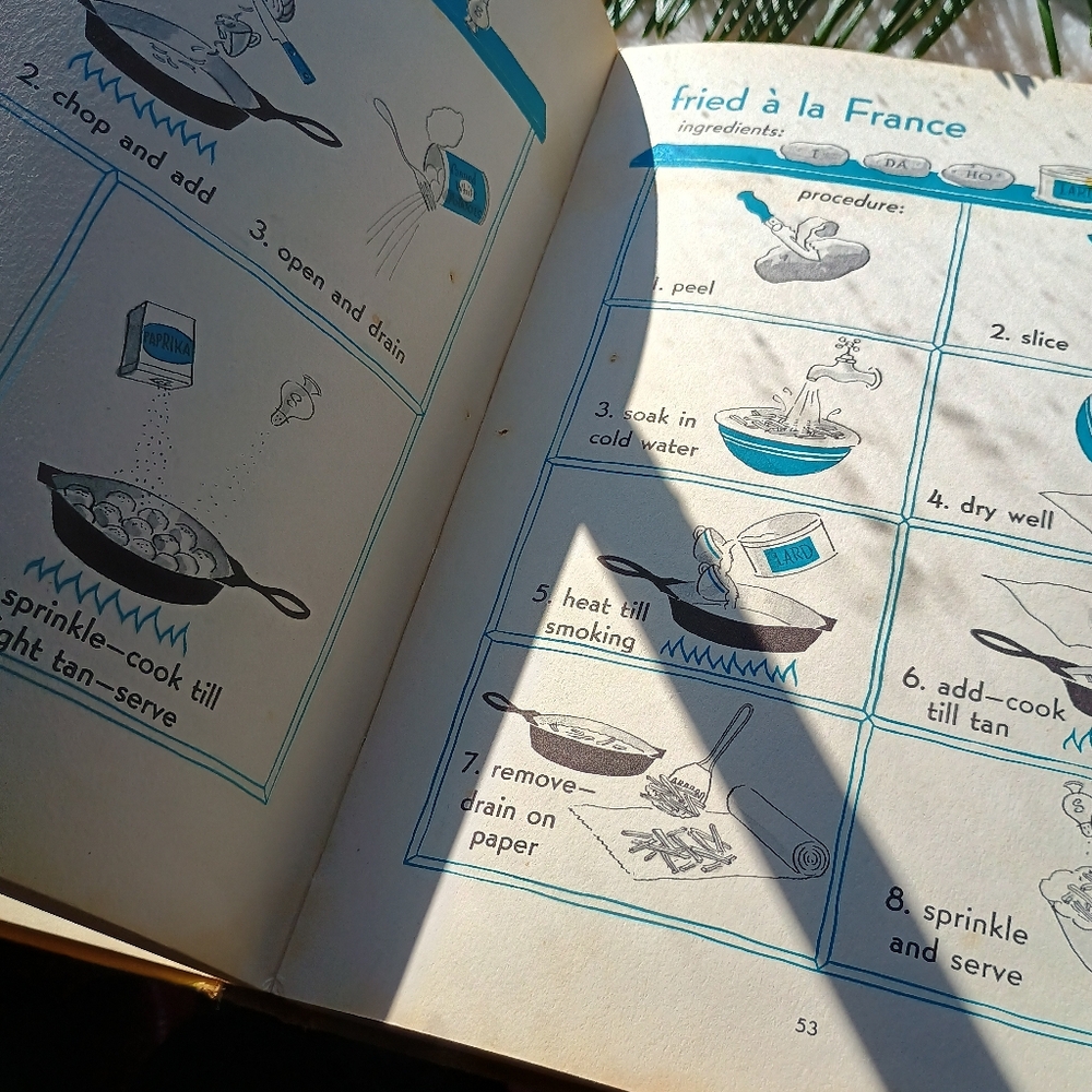 1950 Copy Of Wolf In Chef's Clothes Picture Cookbook W MCM Illustrations - Picture 7 of 12
